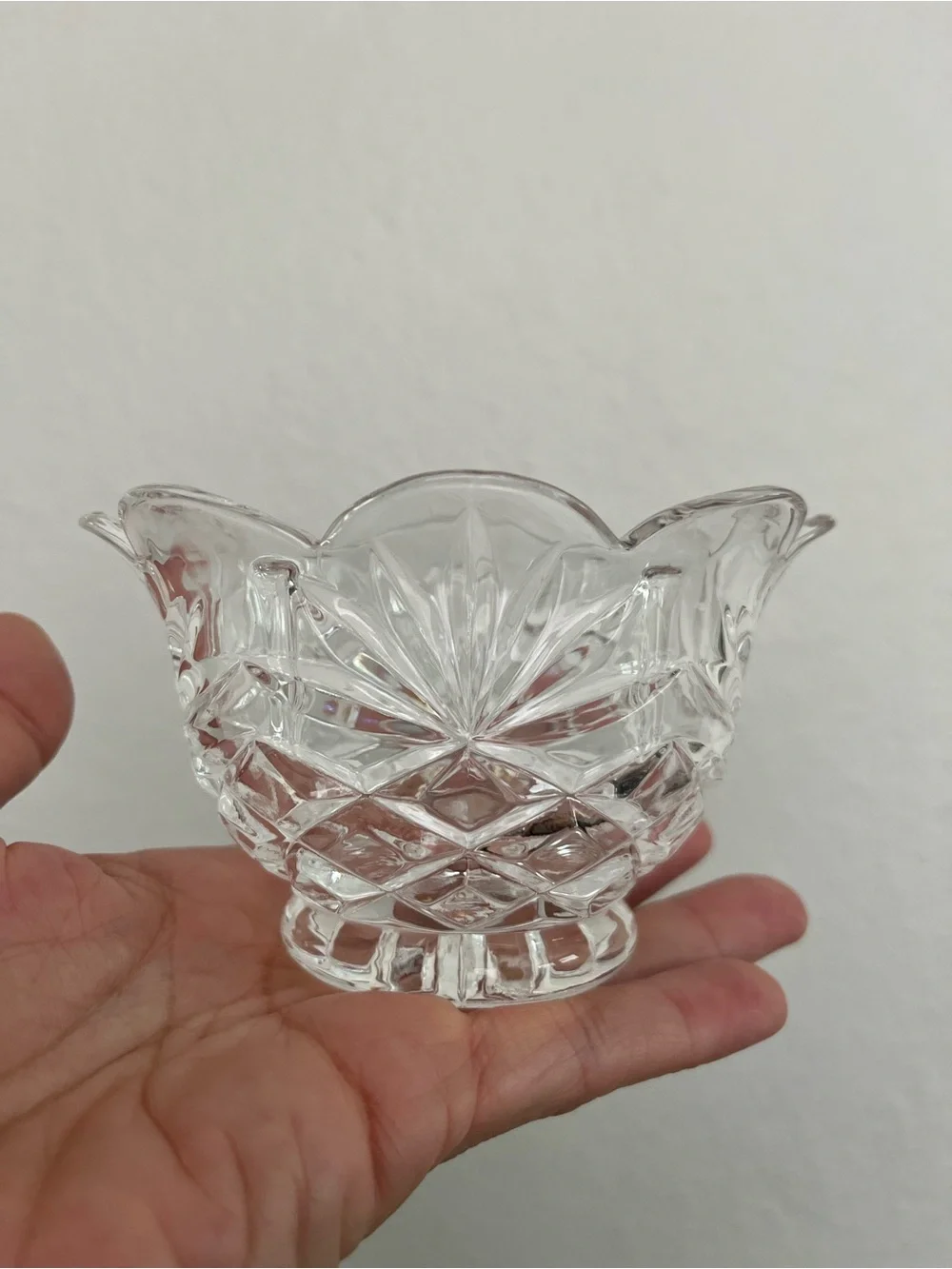 Shannon Lead Crystal Ireland Footed Sugar Bowl, Beautiful, EUC